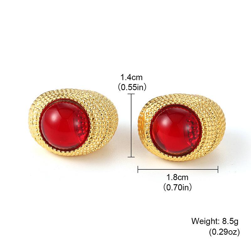 

Элегантные разноцветные серьги-пусеты в стиле ретро для женщин - Винтажный европейский и американский дизайн