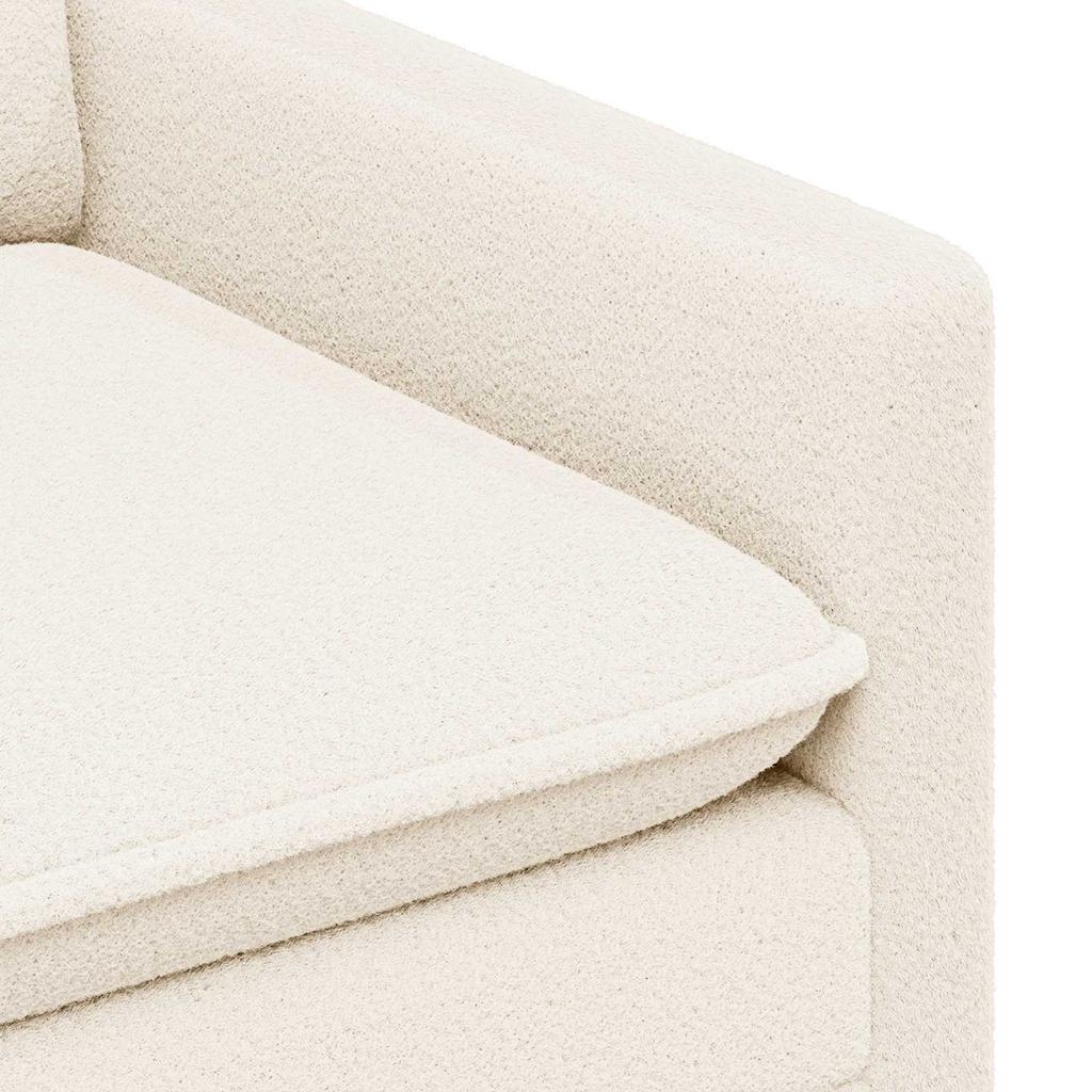Cream Sofa 156 X 81 X 87.5 Cm Fabric