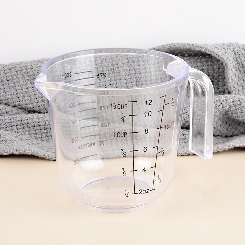 150/300/600/1000Ml 1 Pcs Baking Liquid Measuring Cups Scale Cup Plastic Mixing Cup Kitchen Baking Tools