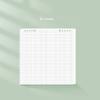 Binder Notebook Refillable 10 Hole Pre-Punched Binder Journal Notebook 120 Pages Gridded for Noting Planning Journaling