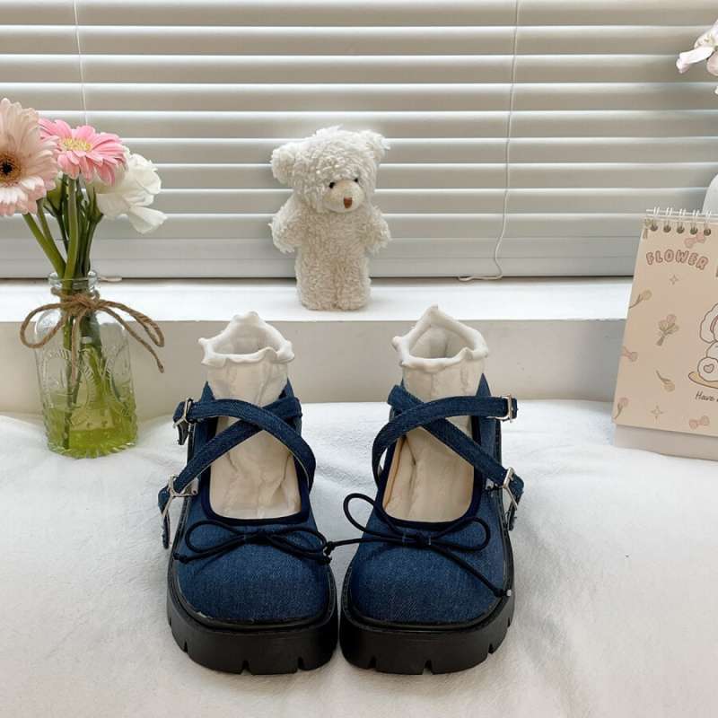 ins fairy wind summer new 2025 niche design sense Mary Jane shoes versatile platform high heel small leather shoes women