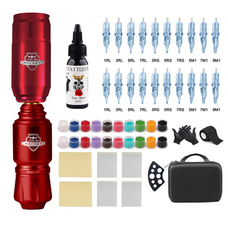 Набор коротких ручек для татуировки RCA беспроводной источник питания — фото 2