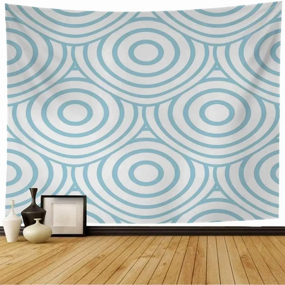 Circular Geometric Pattern Vintage Tapestry Office Living Room Decoration Home Wall Tapestry