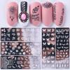 Retro Flower Butterfly Nail Art Templates Stamping Plate Snowflake Animal Lace Stamp Templates Plate Nail Art Decor Tools