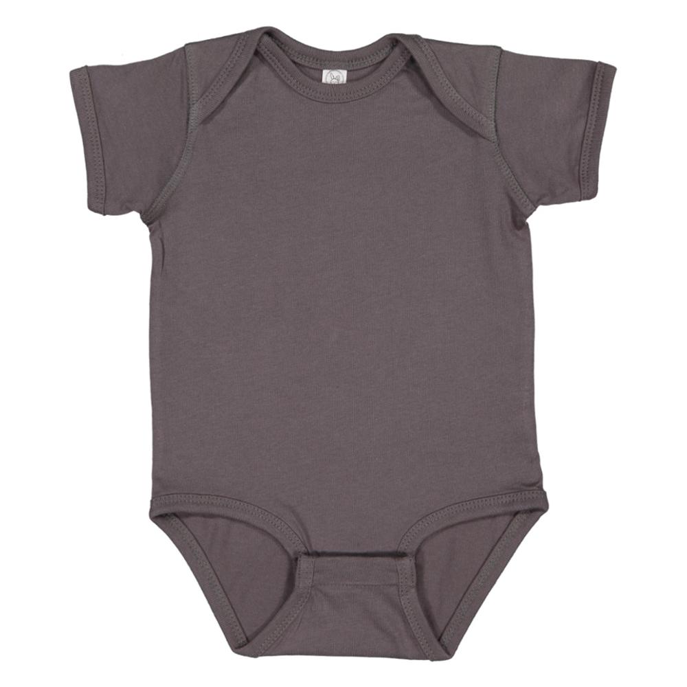 Rabbit Skins Baby Fine Jersey Short-Sleeved Bodysuit