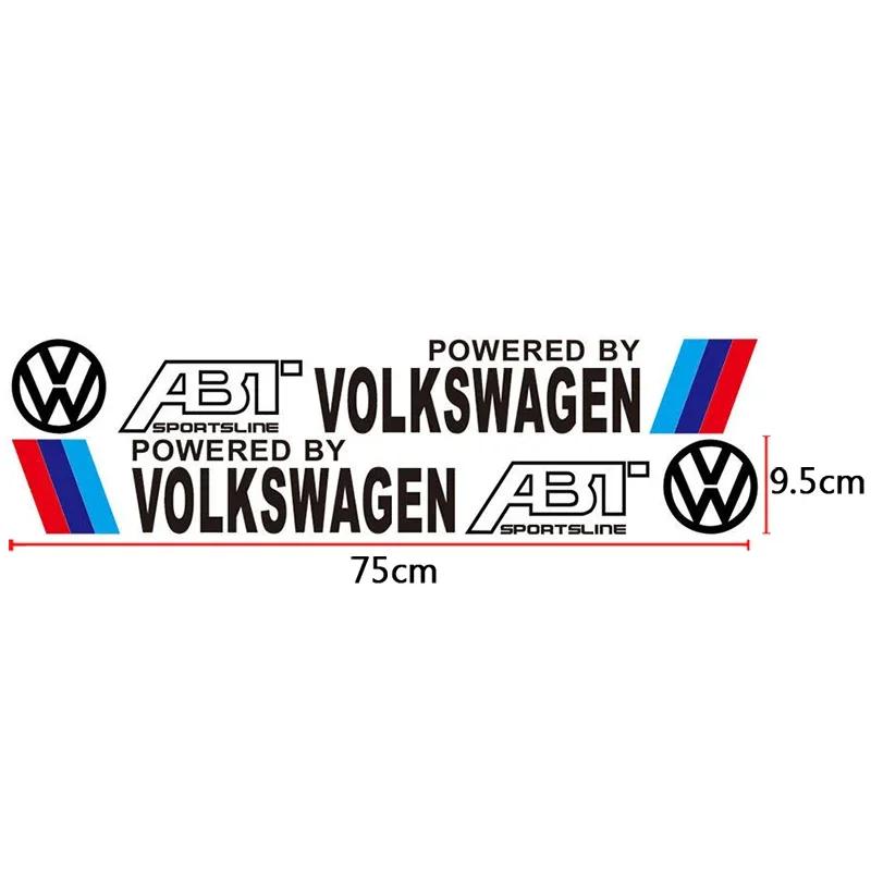 

VW GTI GOLF 2026 Hot For VW VOLKSWAGEN 2pcs Car Door Side Sticker Waterproof Auto Body Decals For Volkswagen Polo Tiguan Passat