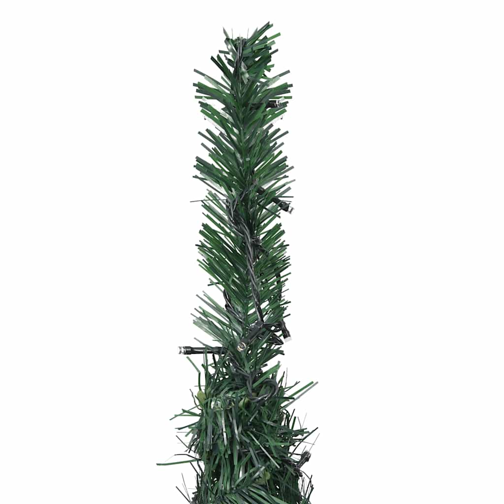 Vidaxl Sztuczna Choinka Z Girlandy Z Lampkami, Zielona, 180 Cm