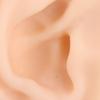 Soft Silicone Ear Model Simulation Ear Acupuncture Practice Model for Hospital Display
