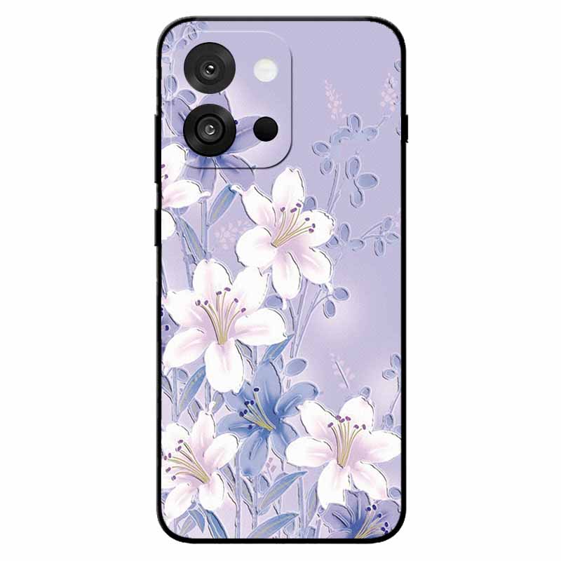 3D Emboss Cases For OnePlus 13T/ 13S Relief Emboss Soft Silicone Back Cover For CPH2723 Relief Funda OnePlus 13s Flower Capa 13T