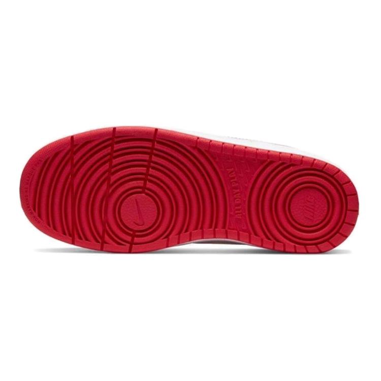 Nike Court Borough Low 2 'White University Red' Gs BQ5448-103