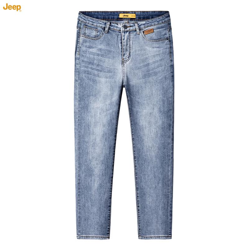 JEEP Men s Retro Slim-Fit Stretch Casual Jeans 36