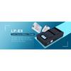LCD Smart Charger Case Multi-function Battery Storage Box for Canon LP-E5 E6 E8 E10 E12 E17 NB-2L 7L 10L BP-511 Camera Battery