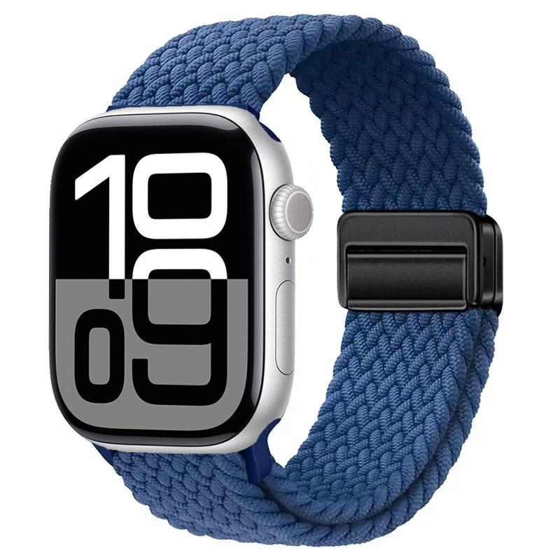 Nylon Strap for Apple Watch 10 46mm 42mm/Ultra 2 49mm 9 8 7 Breathable Watchband iwatch Series 6 5 4 SE 44mm 40mm 45mm 41mm Band