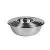 Magnetic Stainless Steel Soup & Noodle Bowl, Kitchen & Canteen Use, Vegetable Washing & Egg Beating Basin