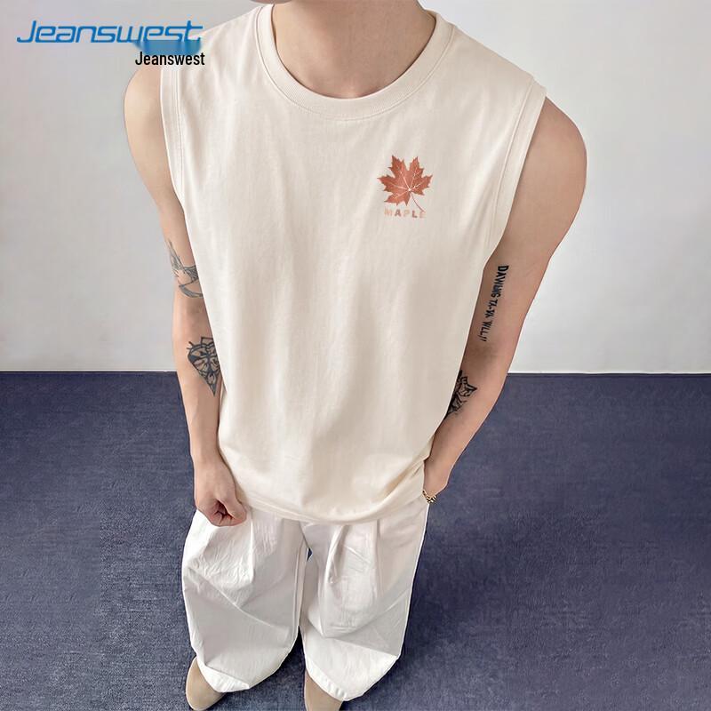 

Jeanswest Maple Leaf Print Cotton T-Shirt 2XL