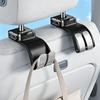 Headrest Hook Set of 2 Car Hook Load Capacity 25kg