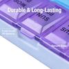 Daily Pill Reminder Box 7 Slots - Portable Sealed Moisture-Proof for Office Workers Travel Medication pillbox