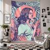 Wandbehang Lana Del Rey Kunst Hängendes Tuch Dekorative Hintergrundabdeckung für Raumdekoration