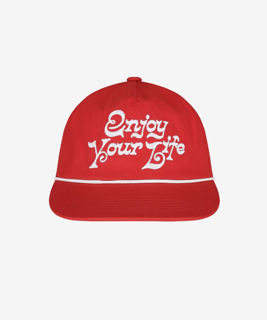 Limekeu E.Y.L Logo Strap Ball Cap Red