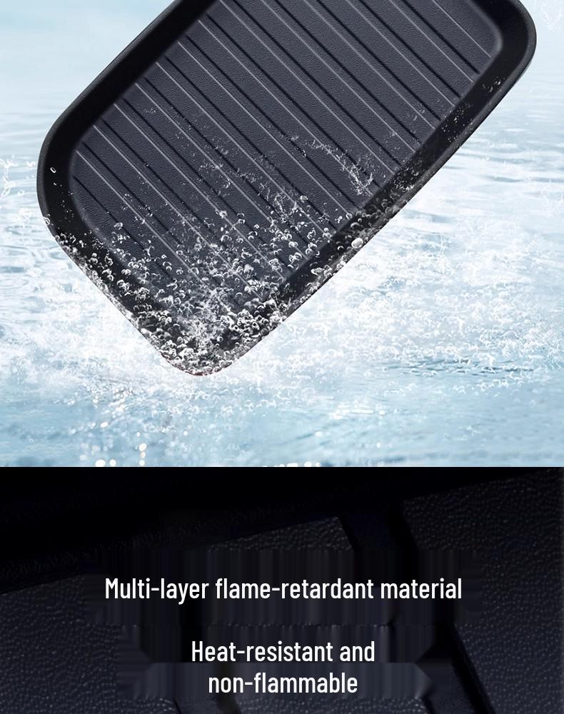 Tesla Model 3/Y Updated TPE Trunk Mats - Front & Rear, Protective Accessories for Retrofit.