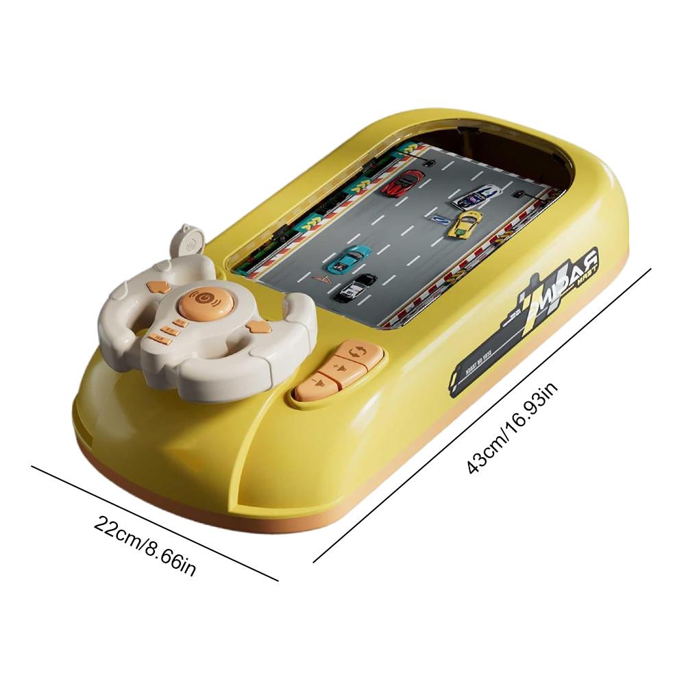 New Children's Racing Game Steering Wheel Toy with Music Kids Driving Simulator Car Racing Adventure Driving Toy Table Games