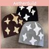 Pattern Fashion Star Neutral Casual Warm Knitted Hat For Autumn And Winter
