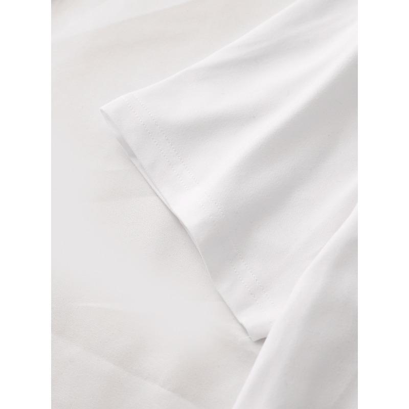 European Sizes Women's Cute Duckling Eggshell Print T-Shirt - Soft Breathable Round Neck Casual, All-Season Fit for Everyday Outfits & Exercise