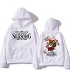 Knight Velvet Hoodie Hot Game Graphic Long Sleeve Fashion Casual Sweater Street Trend Unisex Sweatshirt Streetwear for Women
