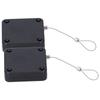 2Pcs Automatic Door Closer Punch Free Multifunctional 800G Pull Strong Tensile Force Wear