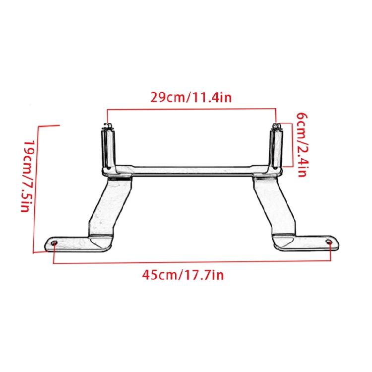 Led Light Bar Mount Holder for R1200GS R1250GS ADV Motorcycles Handlebar Adapter