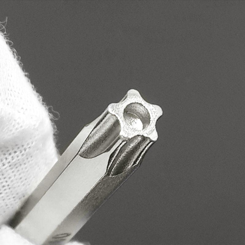 Zestaw bitów w kształcie gwiazdy pentakularnej T10-T40 trzpień sześciokątny 1/4 cala stal S2 magnetyczne 50 mm bit do wkrętarki klucz zapadkowy narzędzia ręczne