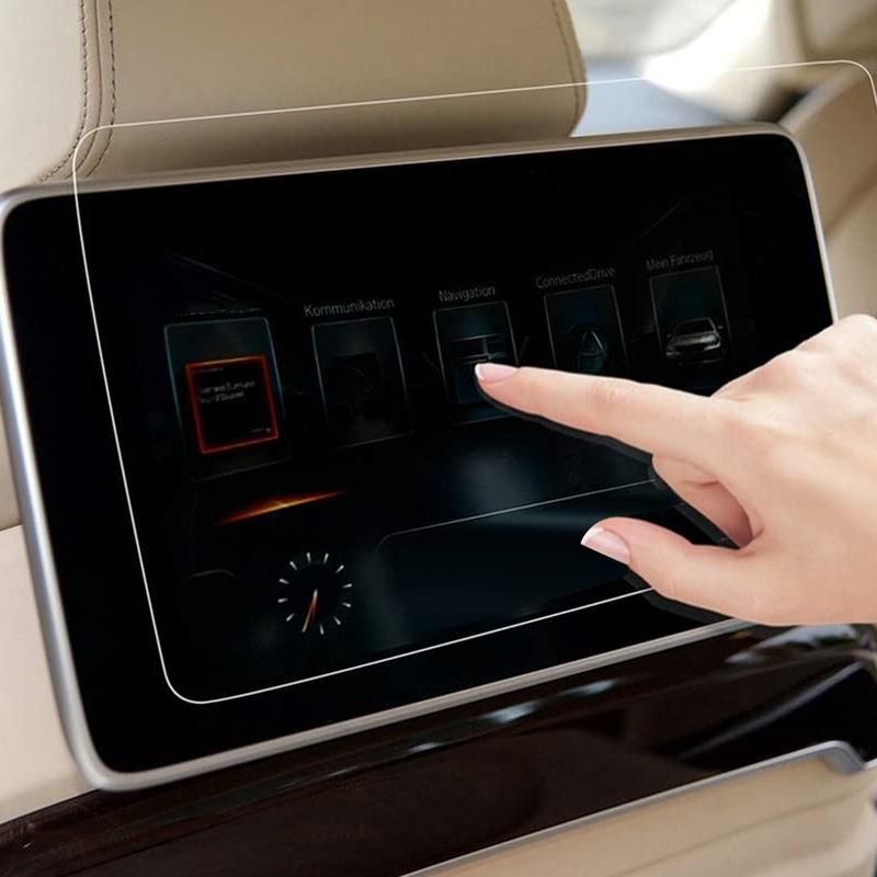 For BMW 7 Series/X5/X6/5 Series Rear Seat TV Screen Protector, Tempered Glass Film, Anti-Scratch, Anti-Fingerprint