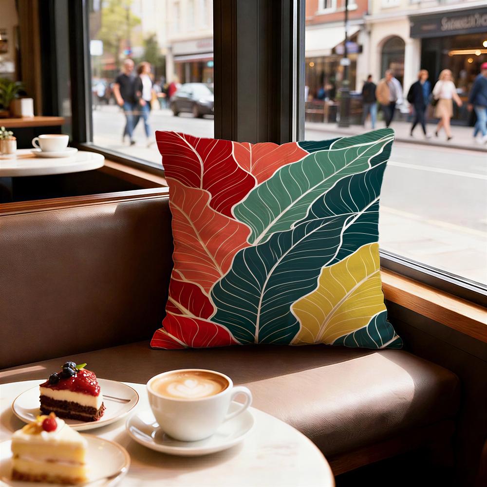artistic leaves Cushion Cover Decorative Cushions Covers Cover Sofa x Pillow  Piece x x Pillowcase