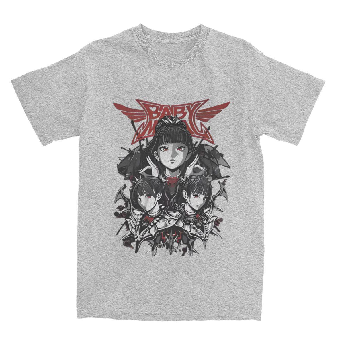 

Чоловіча футболка Babymetal Футболки Хіп-хоп ГУРТ Літня футболка Естетичні бавовняні топи Ідея для подарунка M