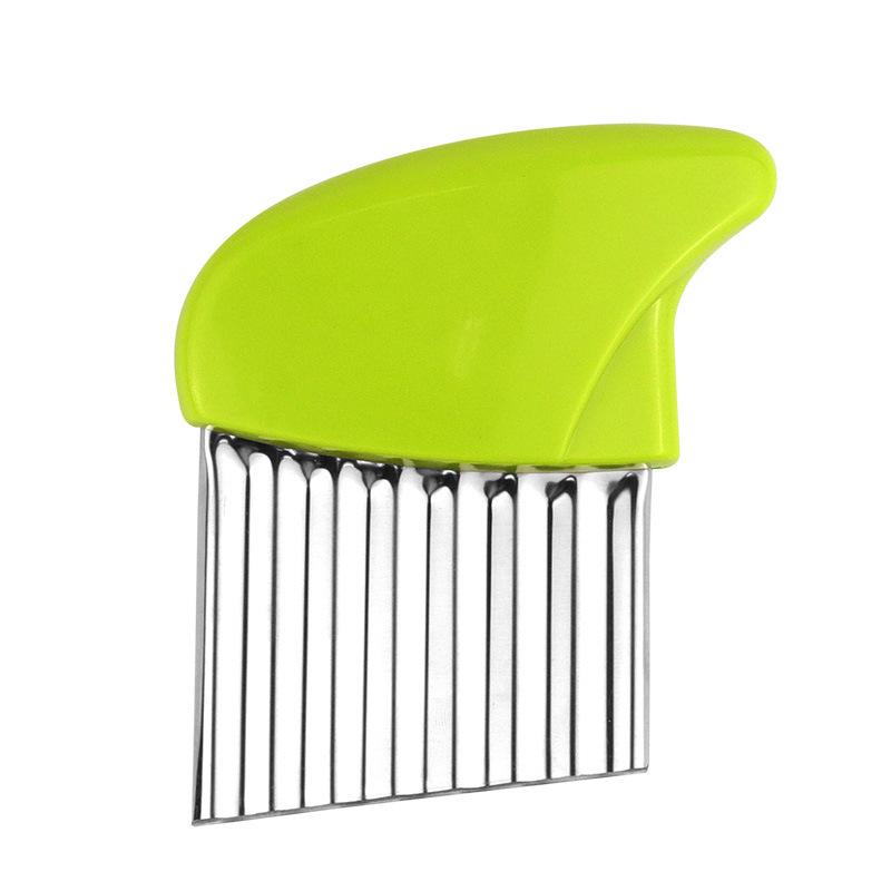Wavy Potato Slicer: Decorative French Fry and Crinkle Cut Knife