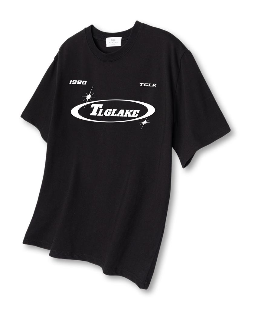 TI.GLAKE Tusporty Oversized Short Sleeve T-Shirt Black