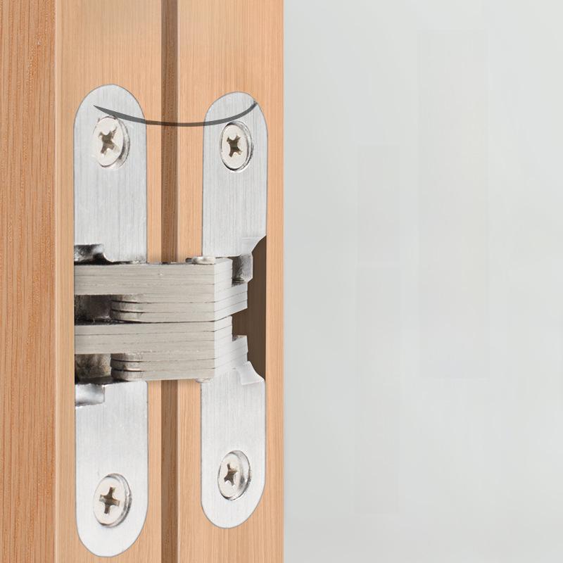 Balamă pentru ușă pliabilă europeană ascunsă din oțel inoxidabil îngroșat