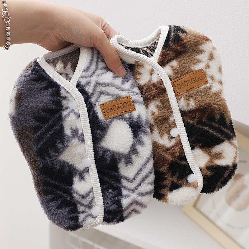 Fashion Sphynx Cat Sweater Cardigan for Cats Gotas Winter Warm Pet Fleece Clothes Garfield Katten Dog Jackets Mascotas Clothing