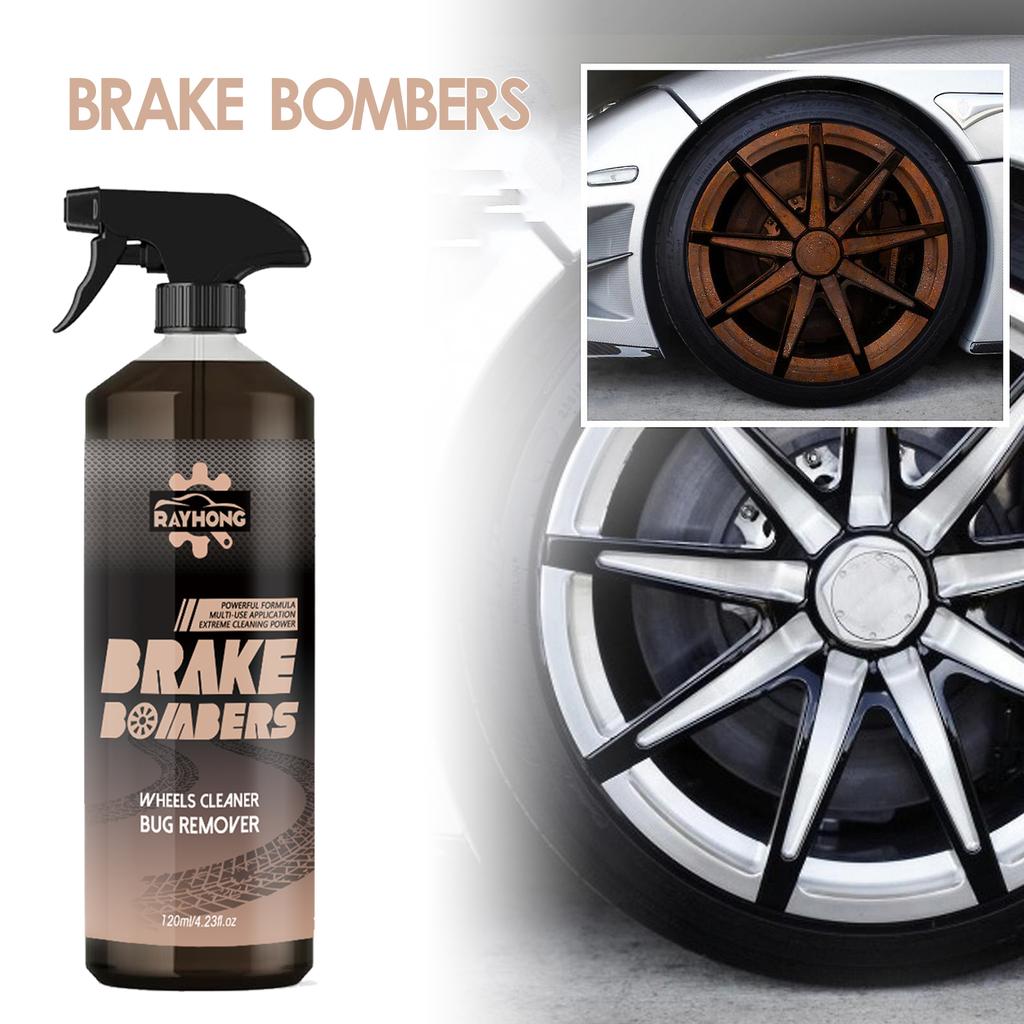 Car Wheel&Tire Cleaner - Brake Dust Grime Dirt Remover - Alloy Rim Cleaner For Cars/Trucks/Suvs - Non-Corrosive Formula Restores