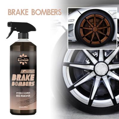 Car Tire Shine Spray Plastic Rubber Wheel Restorer Agent Spray Brake Dust Grime Dirt Remover Auto Car Detailing 120ml
