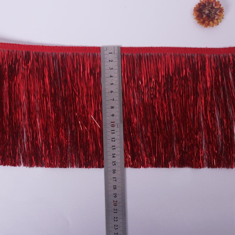 10yard 15/20cm Sequin Tassel Fringe Latin Dress Lace Trims Stage Clothes Decoration Ribbon Tape DIY Sewing Accessories