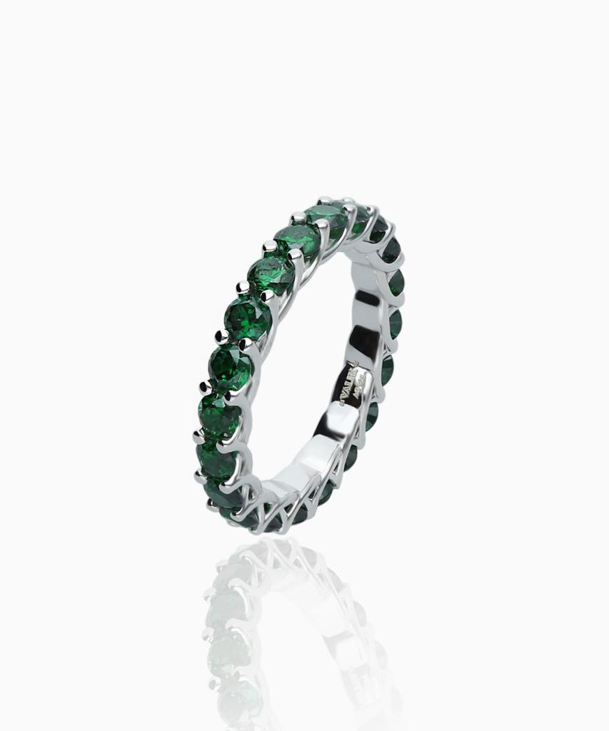 Valik [925 Silver] No. 74 Eternity Ring (Tennis Ring)