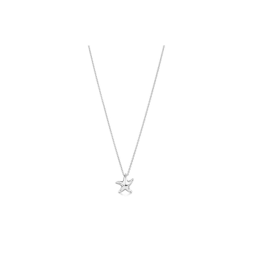 Tiffany & Co.. Elsa Peretti® Seestern Anhänger Sterling Silber Halskette Unisex Halskette 26195248