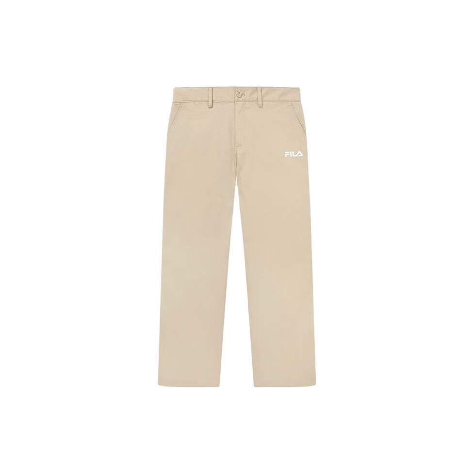 

FILA Letter Mid-Rise Straight Casual Pants Men Bottoms Light-Sand F11M339805F-LK XXL
