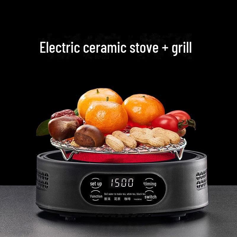 Michu Electric Ceramic Stove Tea Maker: Compact Automatic Water Boiler with Heat Preservation.