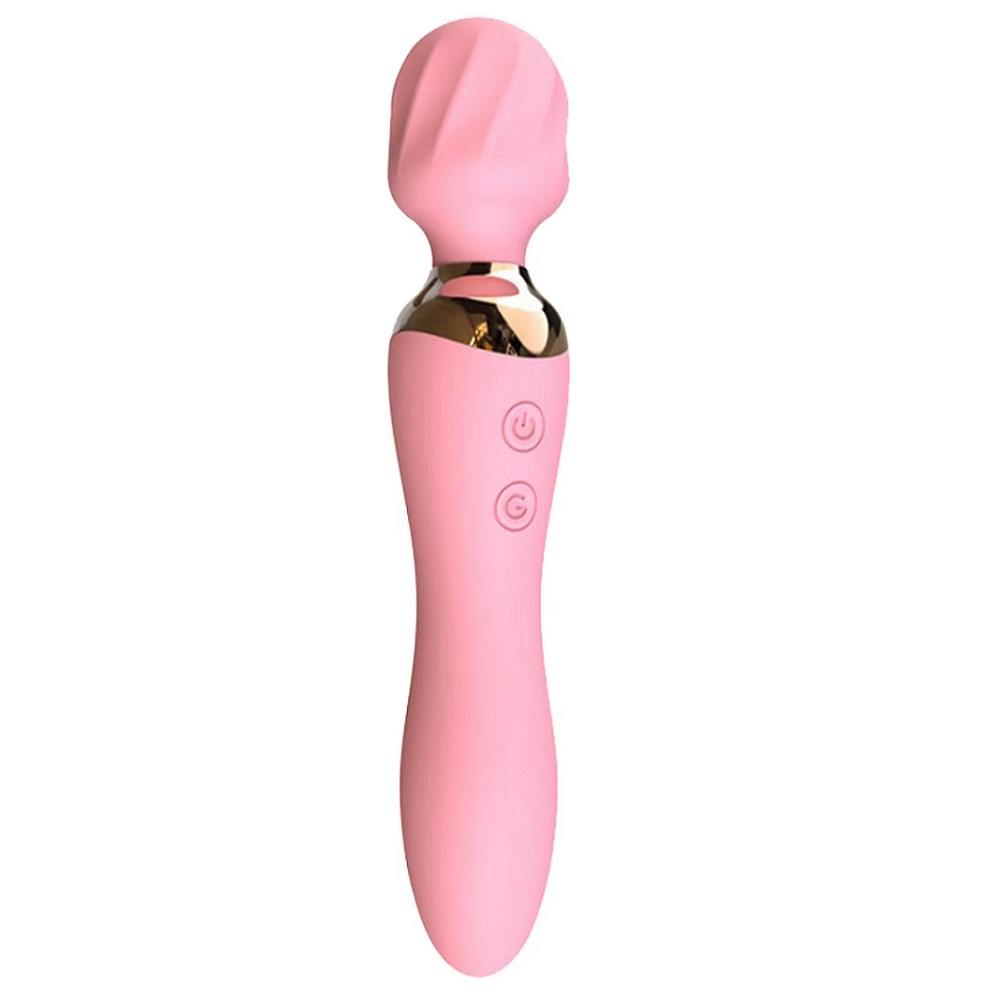 Dual Head AV Wand Vibrator Powerful Dildo Vibration Massage Double Motor Nipple Clit Stimulator Sex Toys Adult