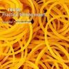 High-Temperature Resistant Yellow Rubber Band, Industrial-Grade, High Elasticity, Durable, Disposable, Ideal for Perming.