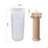 Pillar Shape Epoxy Resin Casting Silicone Cake Fondant Chocolate Decorative, Wedding Candle Making