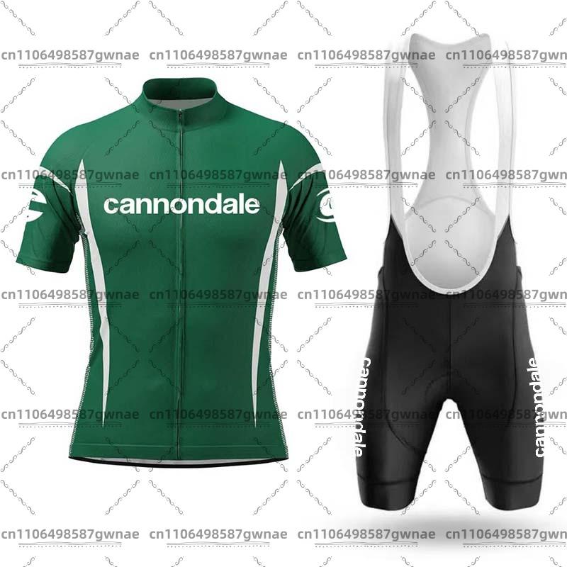 Cannondale Mountain Bike Jersey Set, Reflective Custom Jersey with Bib Shorts Summer Jersey