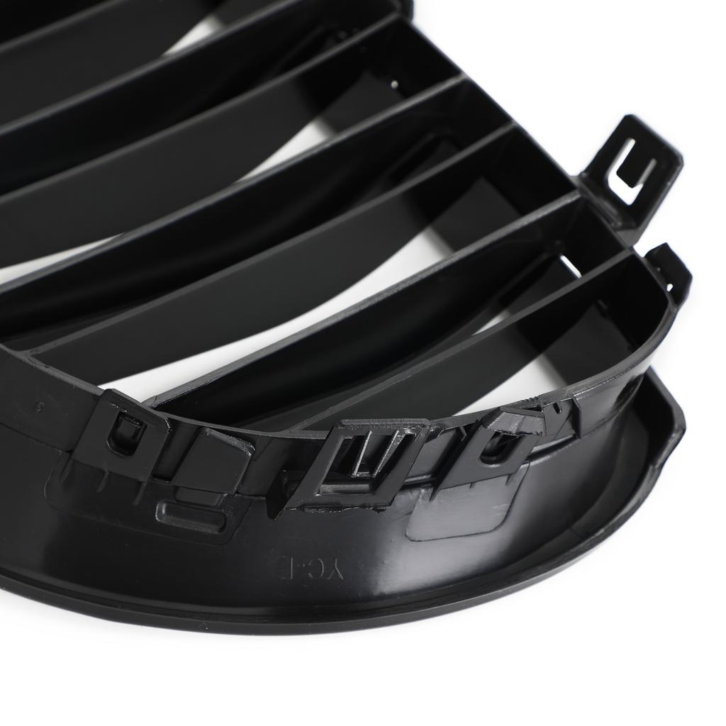 Glossy Black Front Sport Kidney Grille ABS For 04-2009 BMW E60 E61 M5 520i 530i